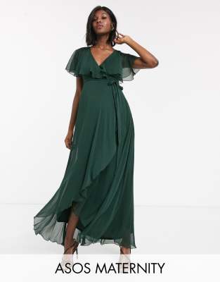 asos maternity long dress