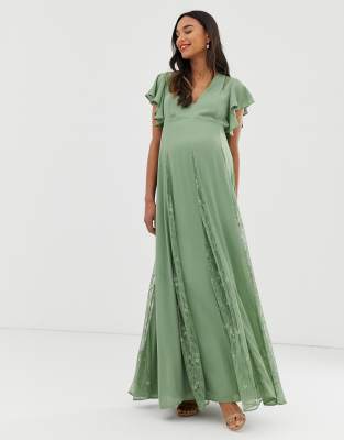 asos maxi maternity dress