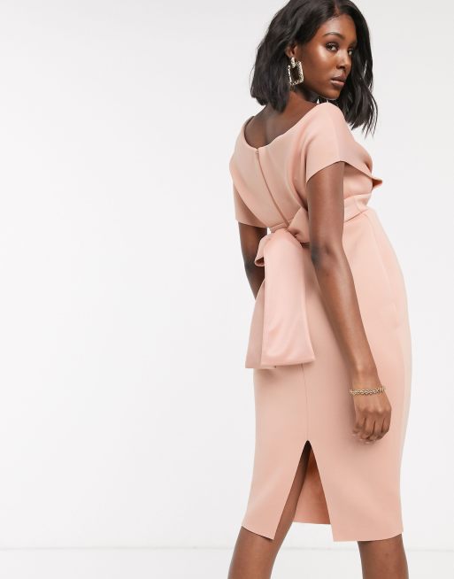 Asos maternity midi dress clearance