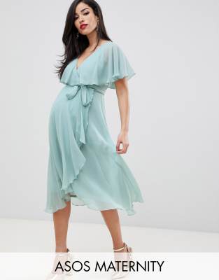 asos maternity cape dress