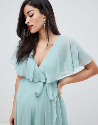 asos maternity cape dress