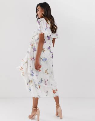 dainty floral dress