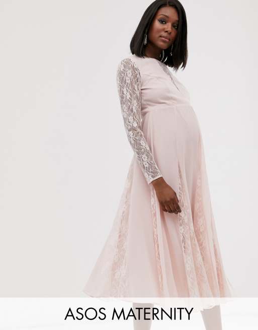 Asos maternity midi store dress