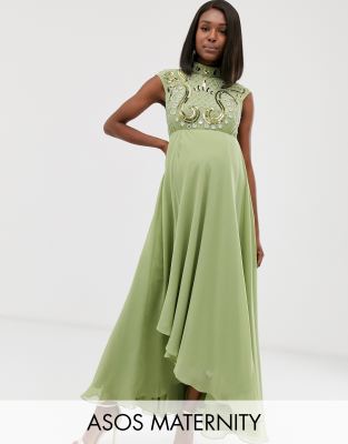 asos maternity midi dress