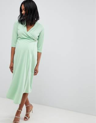 asos green shirt dress