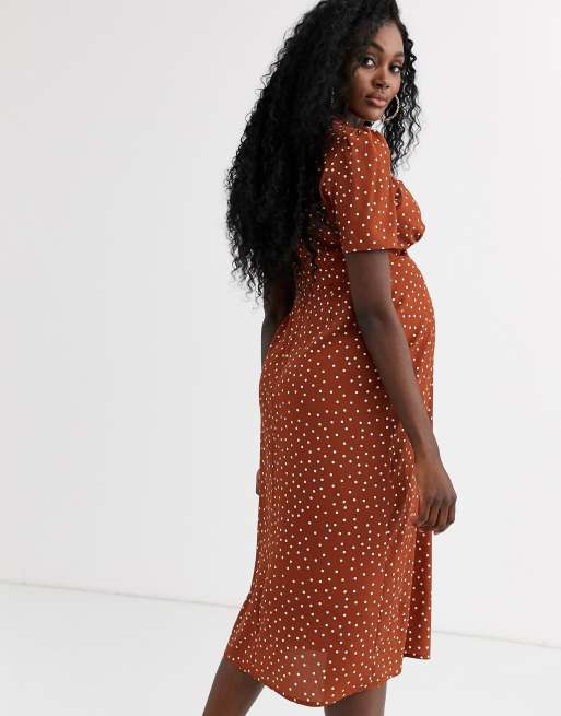 Asos maternity 2025 tea dress