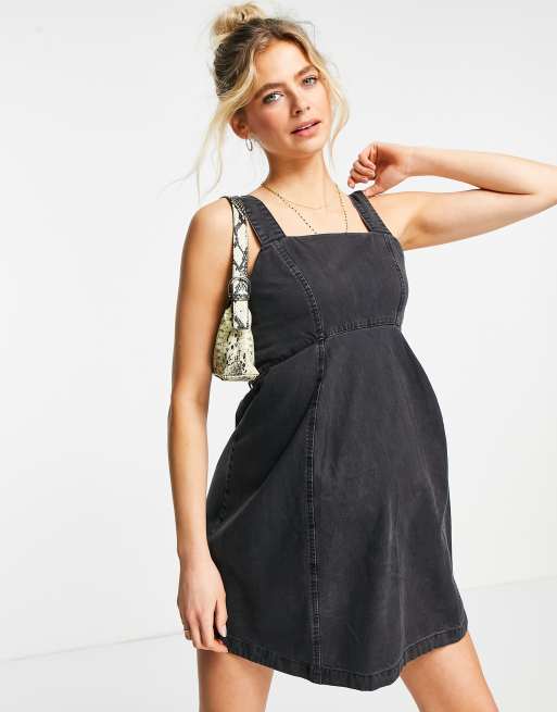 Asos maternity denim dress on sale