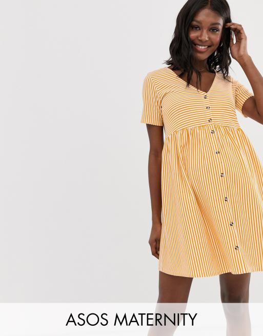 Asos maternity 2025 smock dress