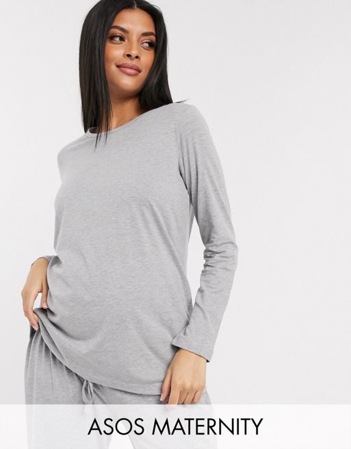 ASOS Maternity ASOS DESIGN Maternity mix & match jersey pajama