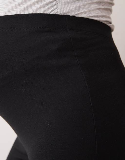 ASOS DESIGN Maternity mjuka leggings i svart, 5 av 5