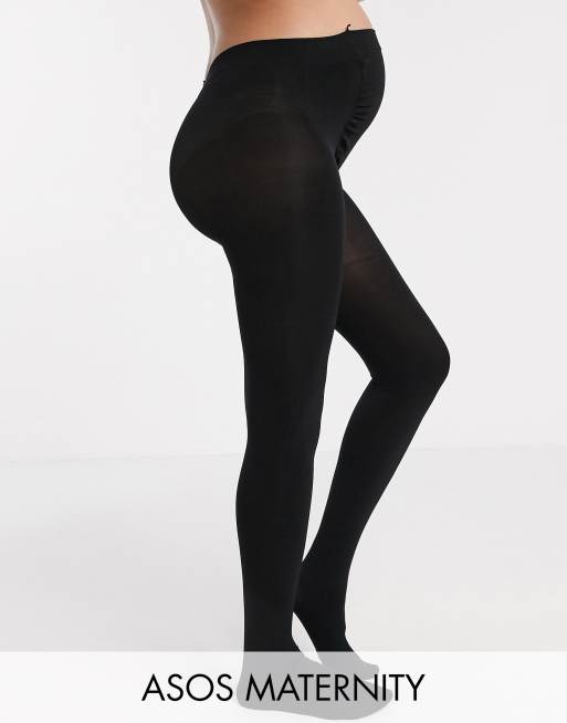 ASOS DESIGN Maternity new improved fit 120 denier black tights