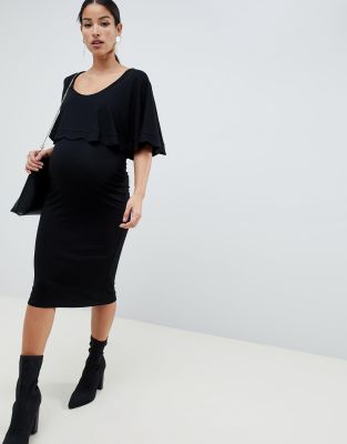 asos maternity cape dress