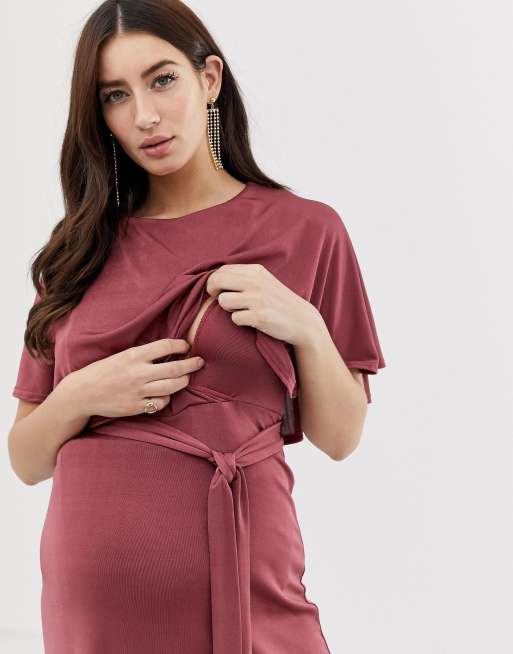 ASOS nursing and maternity dress, Women's Fashion, Maternity wear