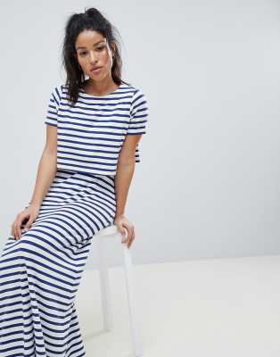 asos striped maternity dress