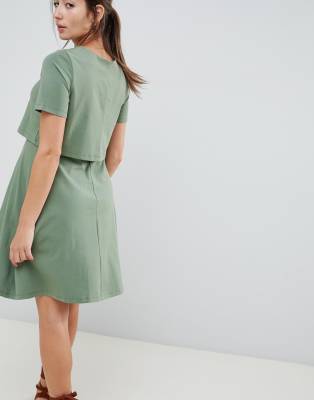 nursing smock dress