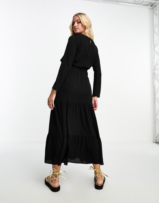 ASOS DESIGN Maternity Nursing double layer maxi dress