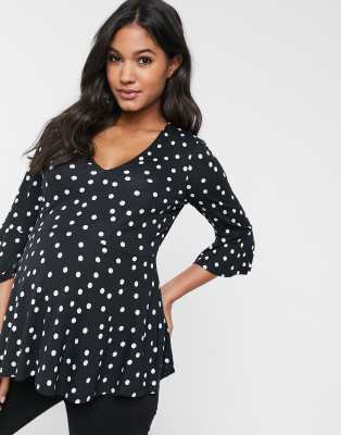 polka dot top asos