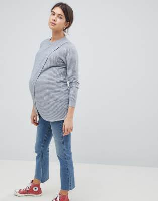 asos wrap jumper