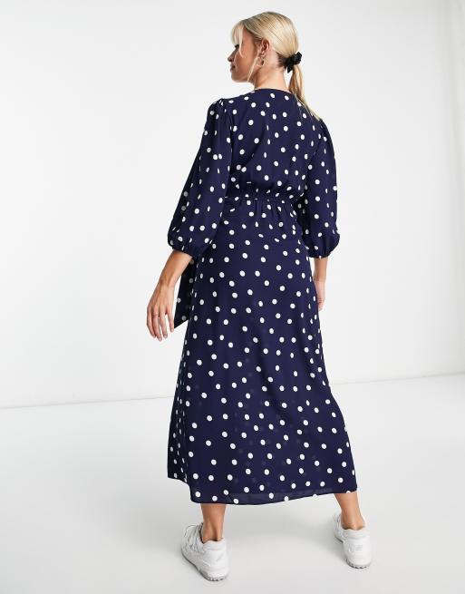 Margot Long Sleeve Midi Maternity Nursing Dress