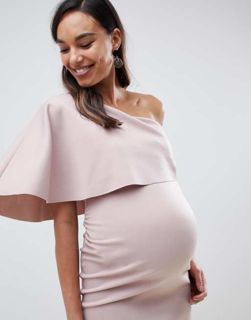 Asos one shoulder maternity dress, Women's Fashion, Maternity wear