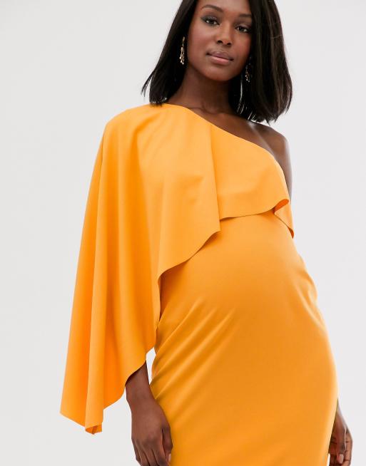 Asos yellow hot sale maternity dress