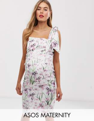 asos floral maternity dress
