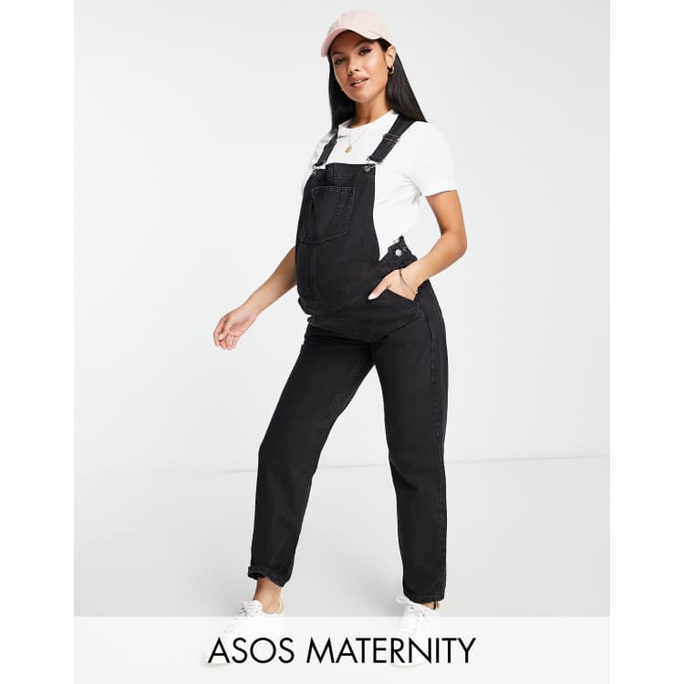 Asos black sale dungarees