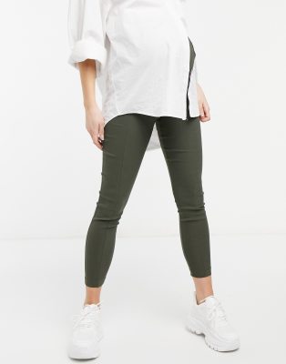 maternity khaki skinny pants