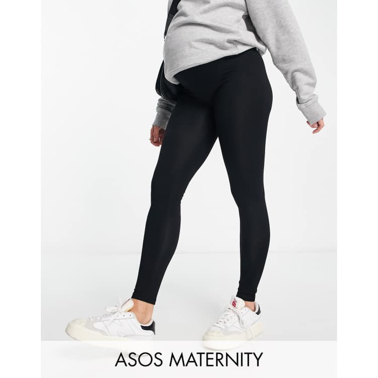 ASOS DESIGN Maternity over the bump premium supersoft leggings in