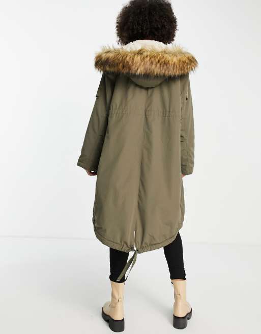 Asos maternity winter store coat