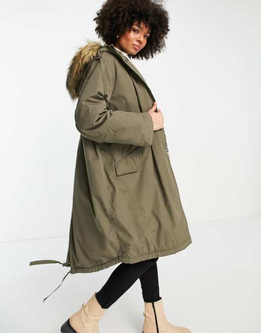 Asos oversized parka sale