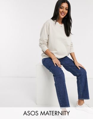 asos maternity sweatshirt