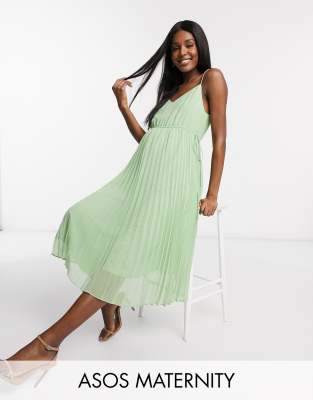 asos sage green dress