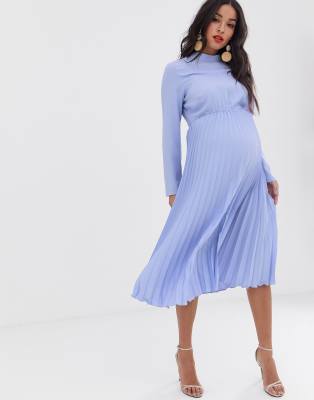 asos high neck midi dress