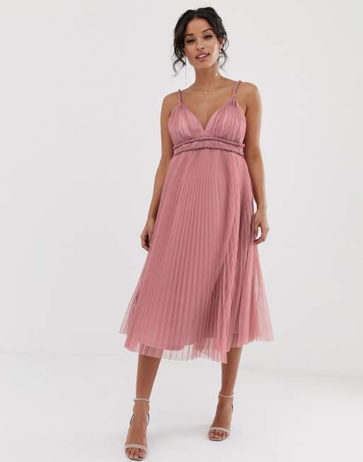 Tulle midi outlet dress asos