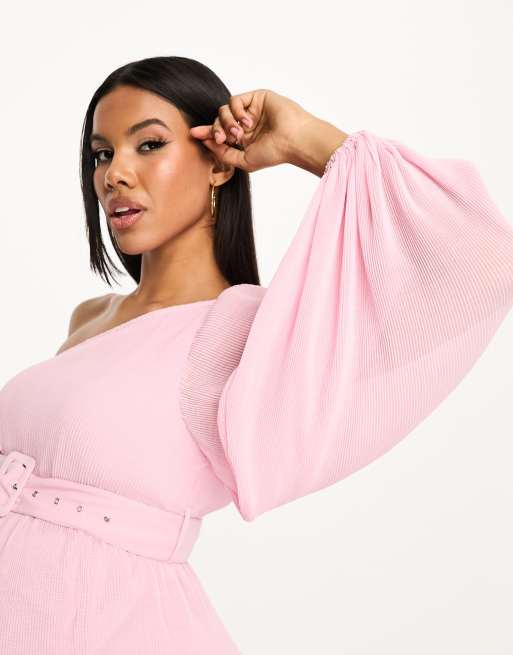 Light pink hot sale dress asos