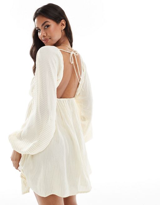 ASOS Maternity DESIGN Maternity Sheer Sleeve Maxi Dress with
