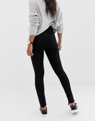 asos black jeggings