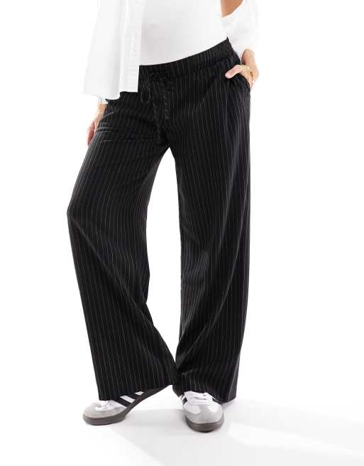 Maternity Side Stripe Basic Leggings