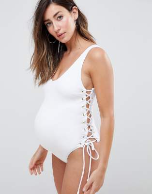 asos maternity swimming costume