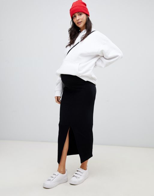 Maternity tube 2025 maxi skirt