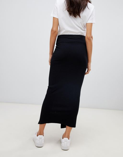 Maternity tube 2025 maxi skirt