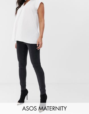 under bump skinny jeans