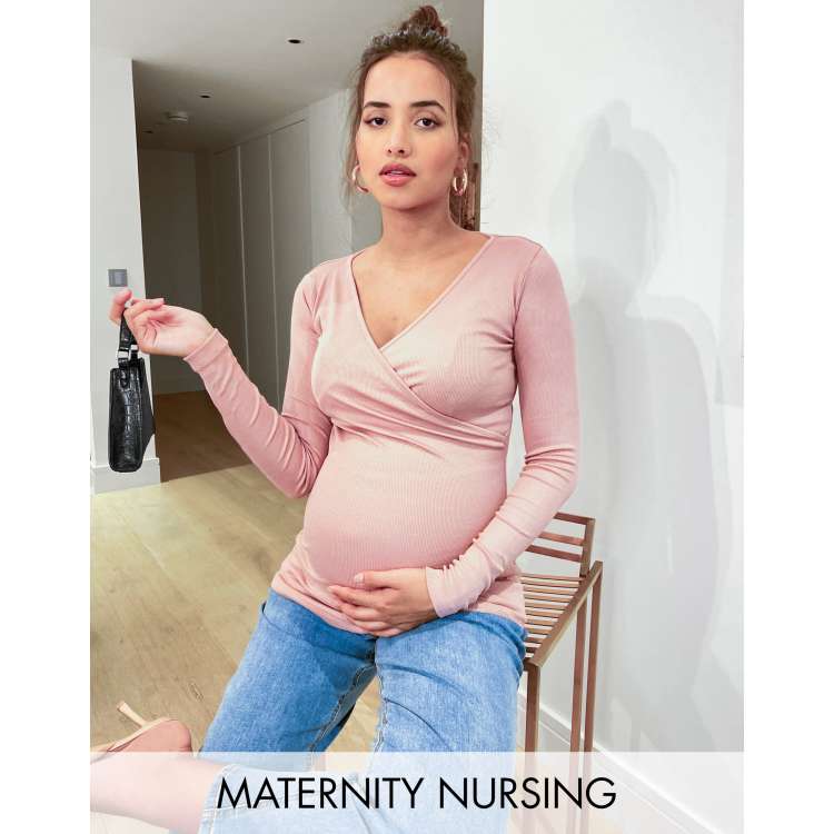 ASOS Maternity NURSING Kimono Wrap Top