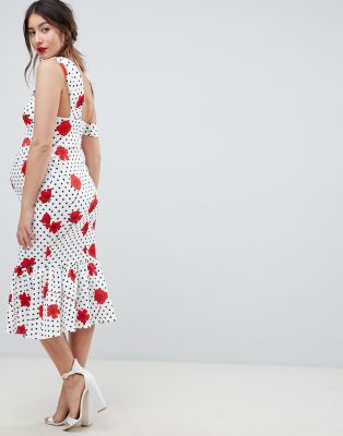 asos rose dress
