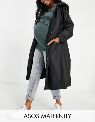 asos rain mac