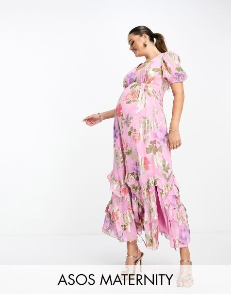 Asos maternity party clearance dress