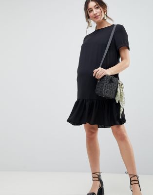 asos frill hem dress