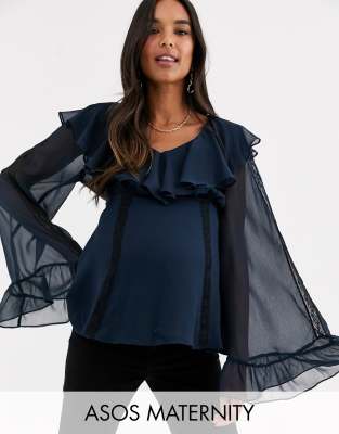 asos ruffle top