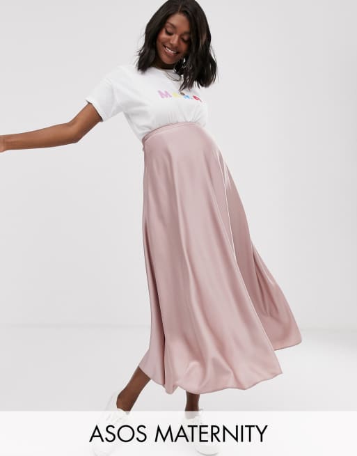 Asos design 2025 floaty midi skirt